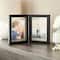 Expressions™ 2 Opening 6" x 8" Black Hinge Float Frame by Studio Décor®